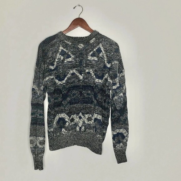 VINTAGE Method Sweater Men's L Large Knit Acrylic Crew Neck Ugly Sweater - Picture 1 of 4